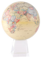 MOVA(ムーバ) Mova Globe Antique Beige 6 MOVA 6-inch Antique Beige Revolving Globe